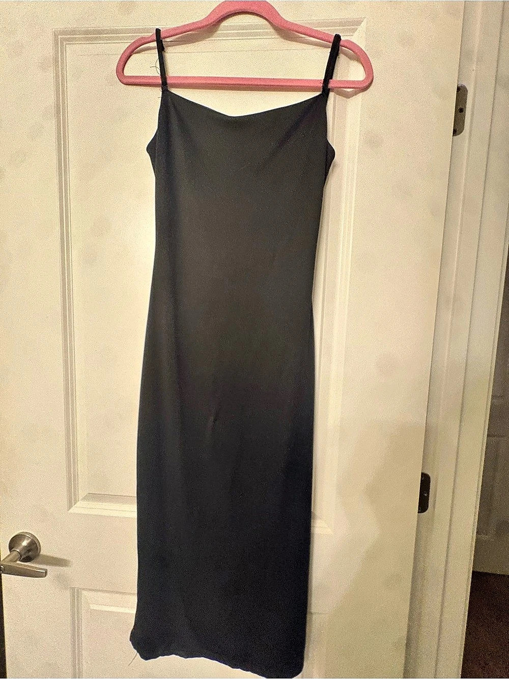 Maxi Slip Dress in Black Size Medium Like New